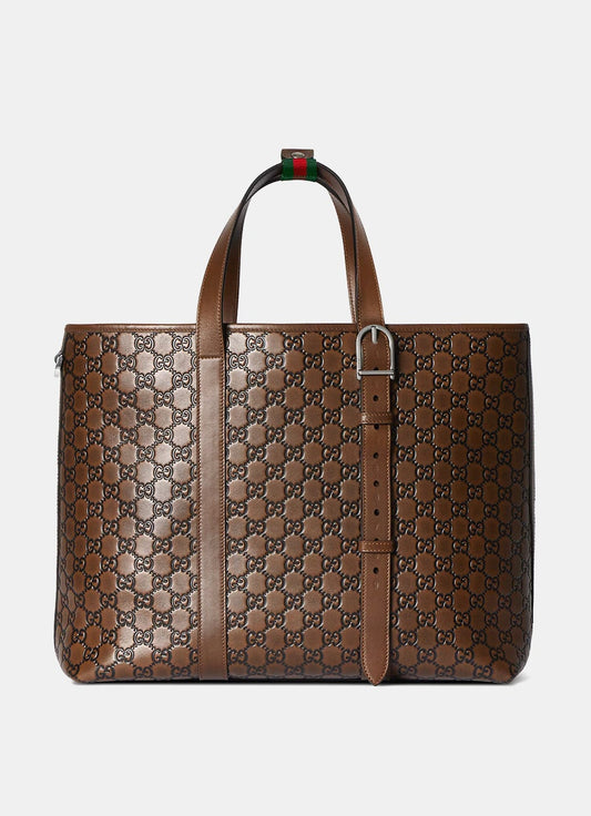 Bolso tote GG Emblem tamaño grande