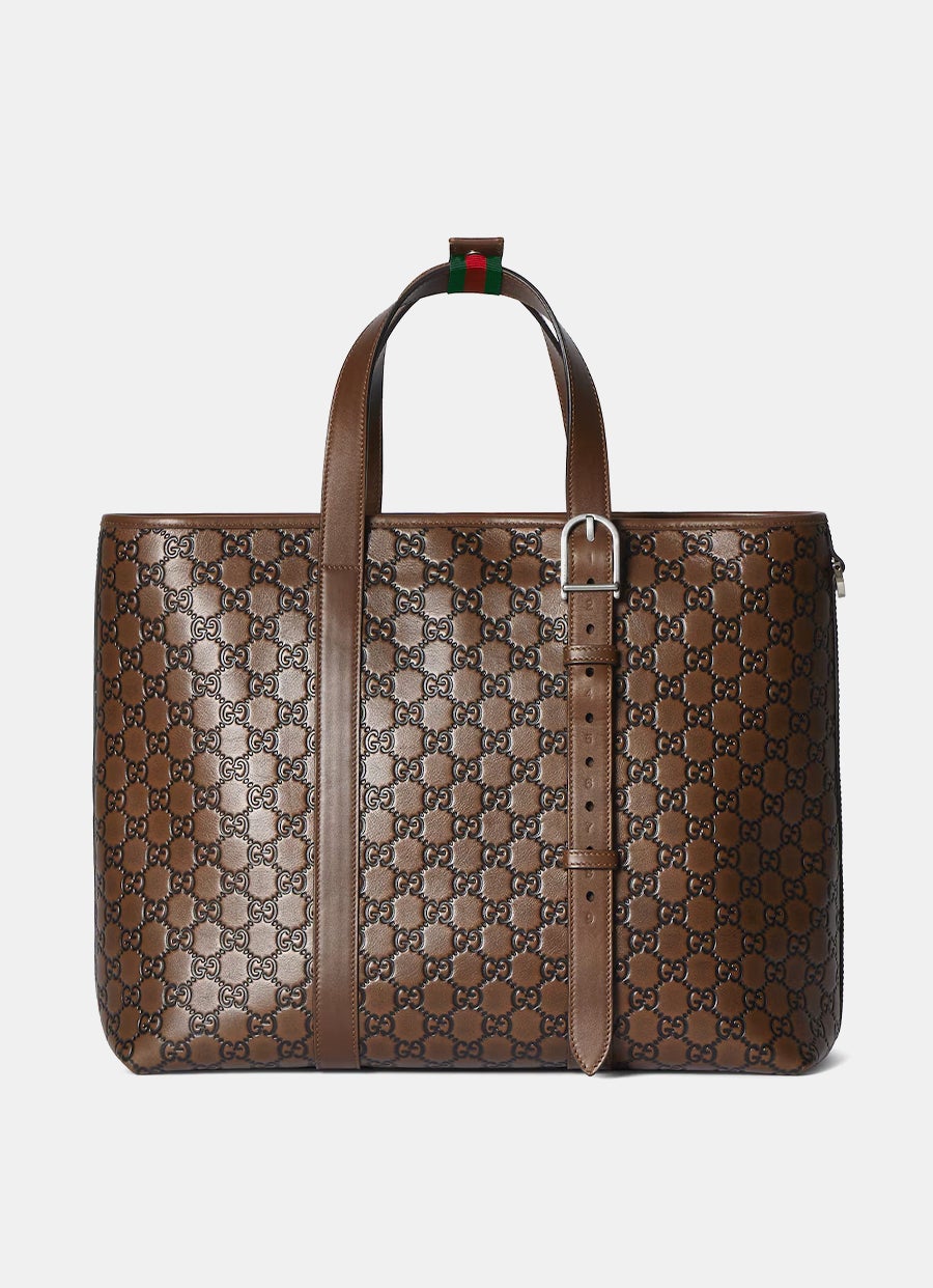 Bolso tote GG Emblem tamaño grande