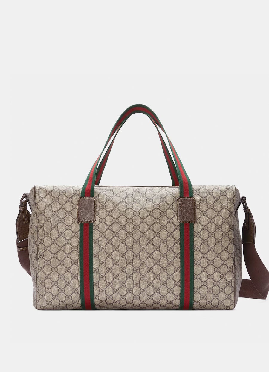 Bolsa de viaje mediana con tribanda Web