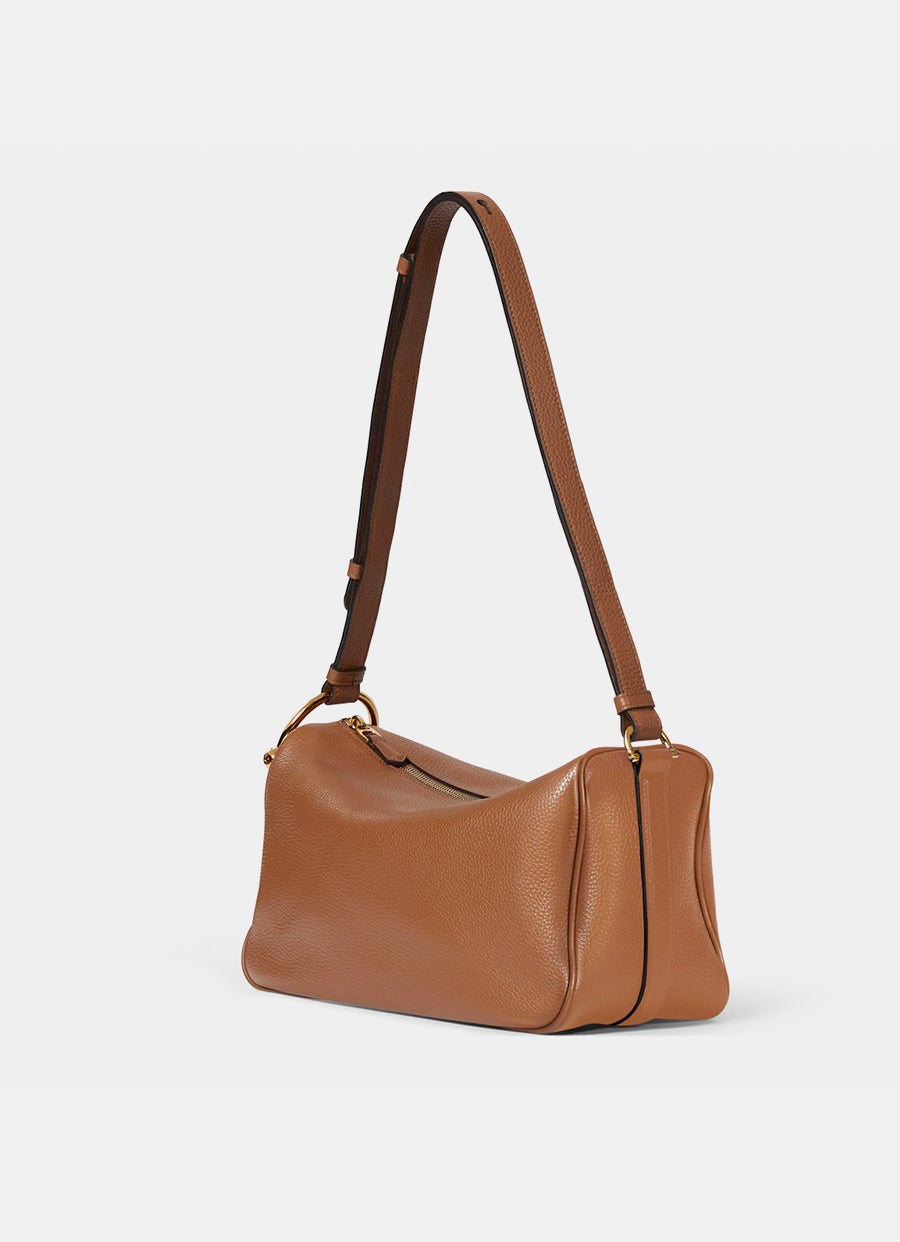 Bolso de hombro Half Horsebit mediano