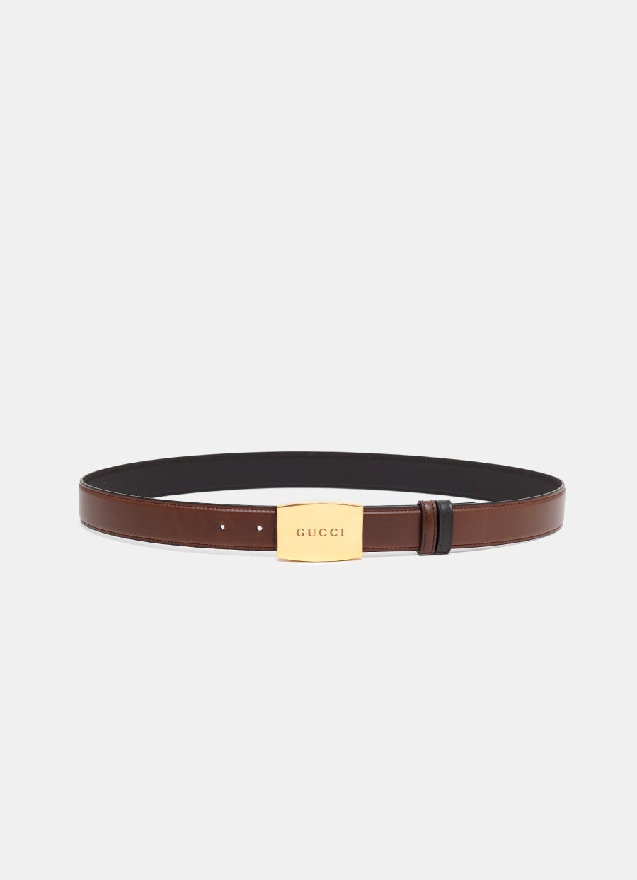 Cinturón con hebilla de placa