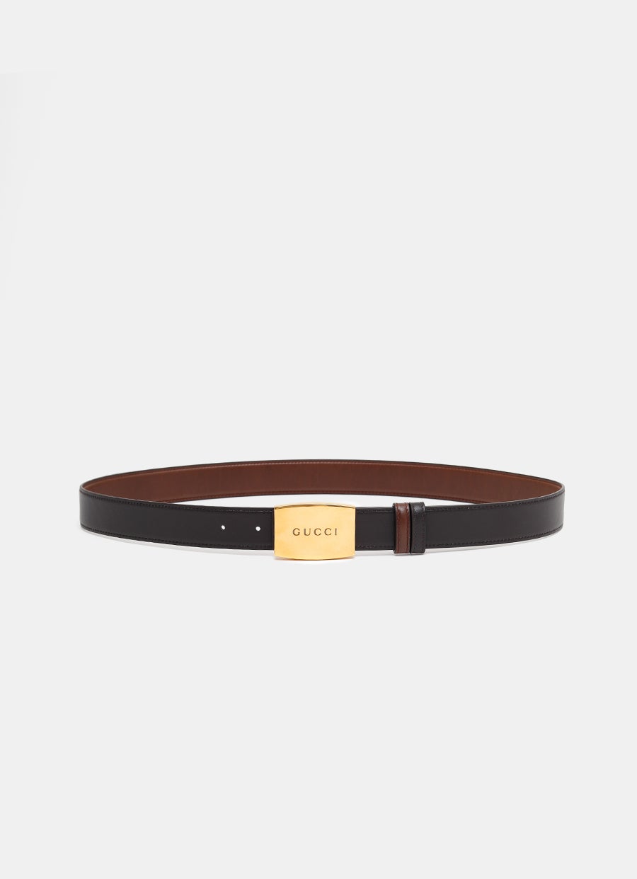 Cinturón con hebilla de placa