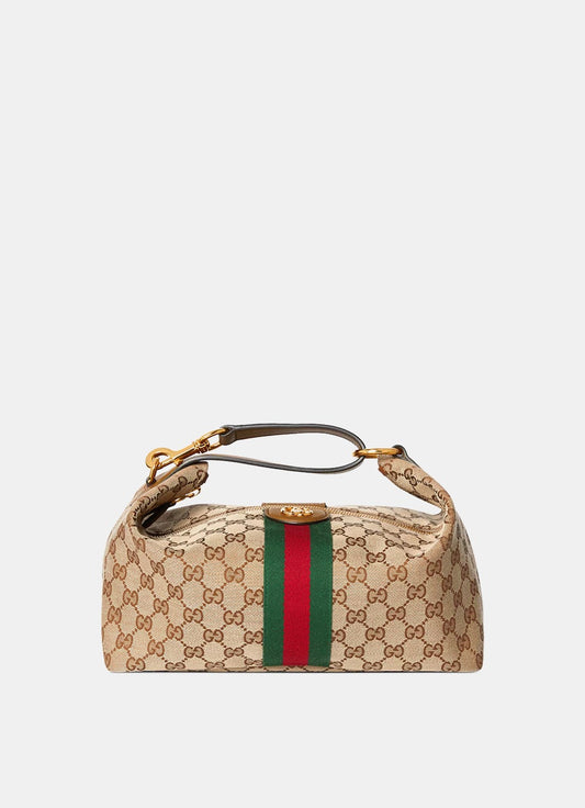 Bolso de mano Vanity mediano con tribanda Web