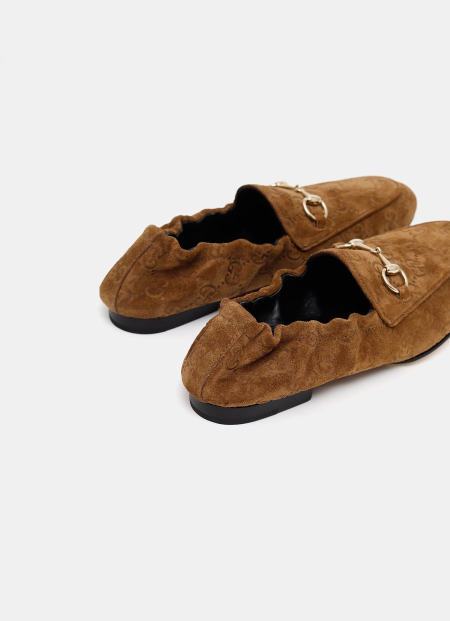 Mocasín de ante GG para mujer