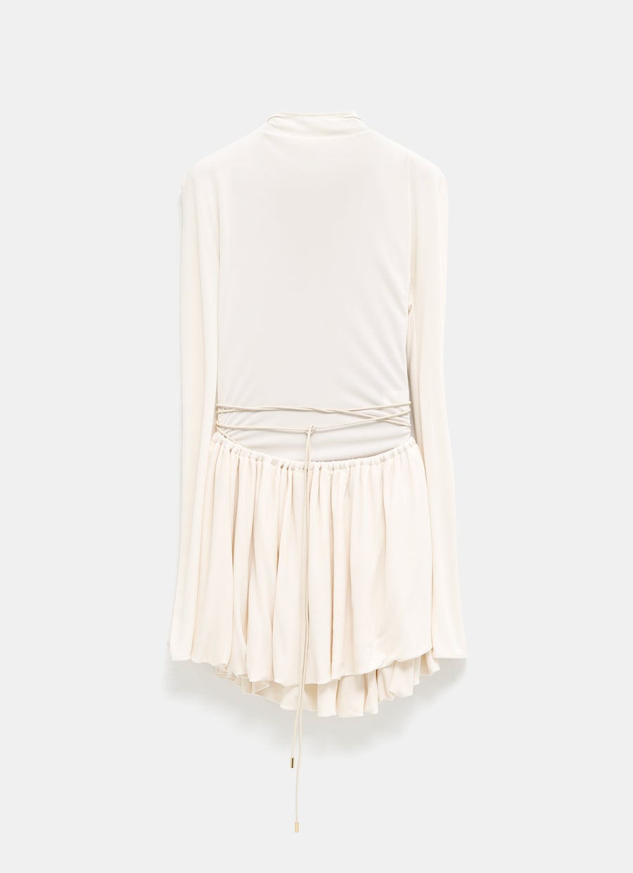 Body con cintura peplum