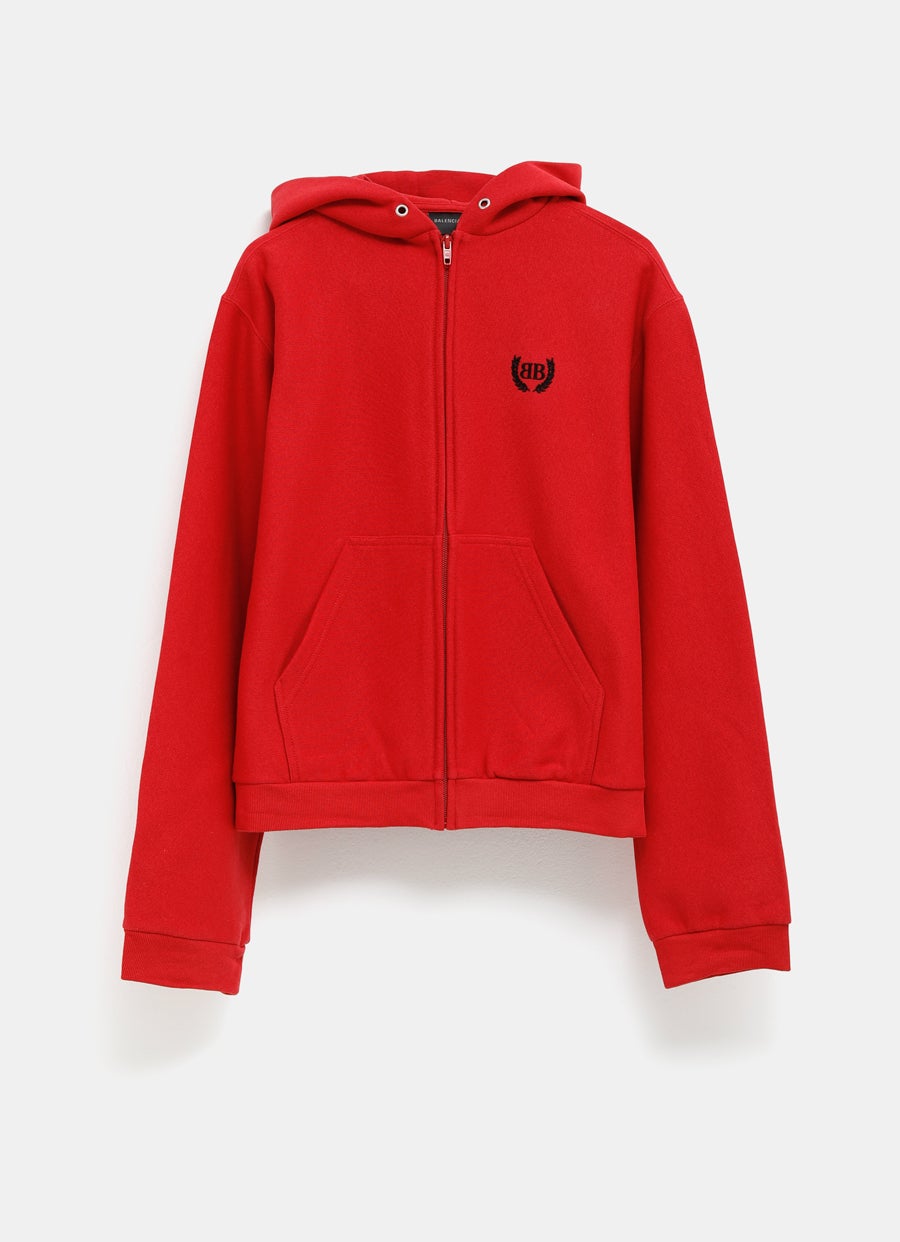 Sudadera clásica con cremallera Laurel para mujer