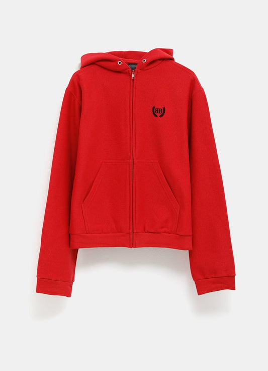 Sudadera clásica con cremallera Laurel para mujer