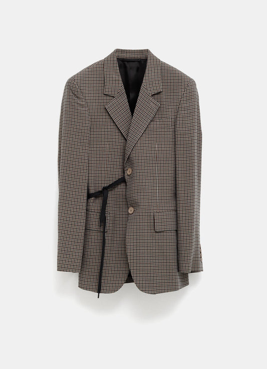 Chaqueta de sastrería cruzada para mujer