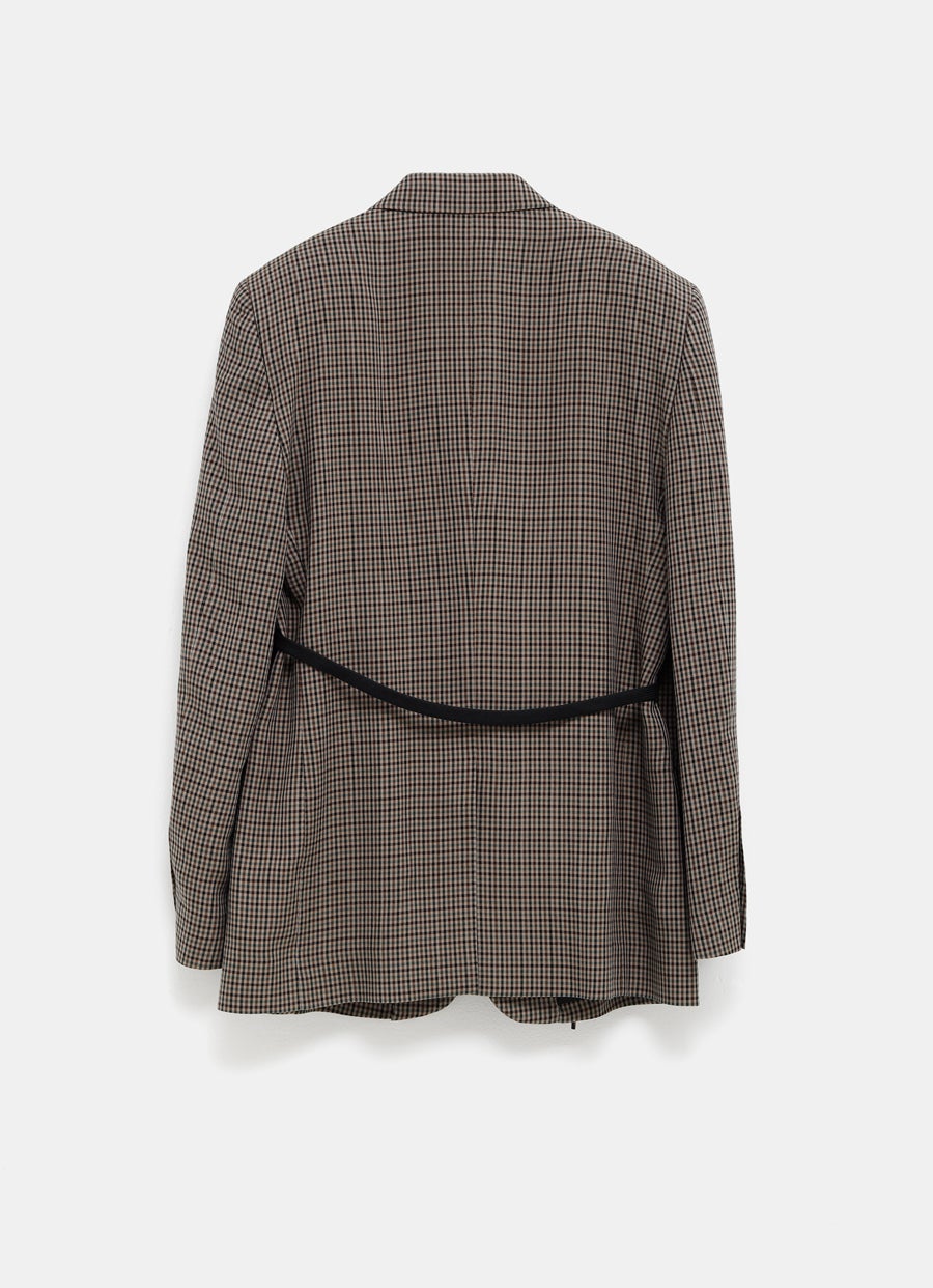 Chaqueta de sastrería cruzada para mujer