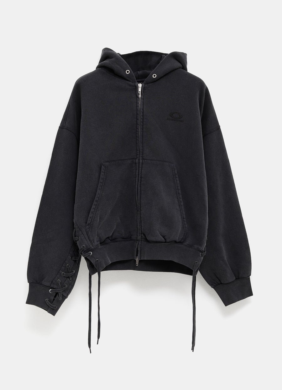 Hoodie con cordones para mujer