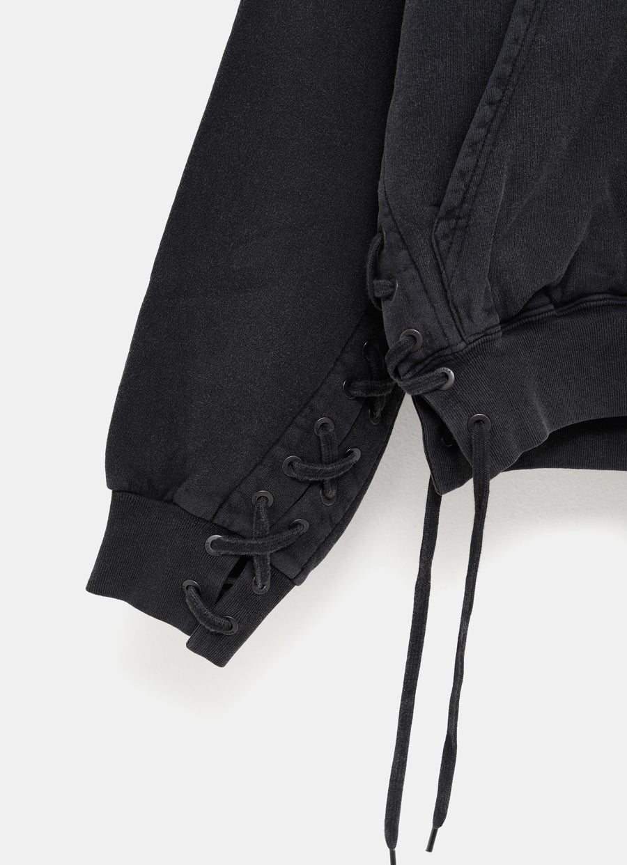 Hoodie con cordones para mujer