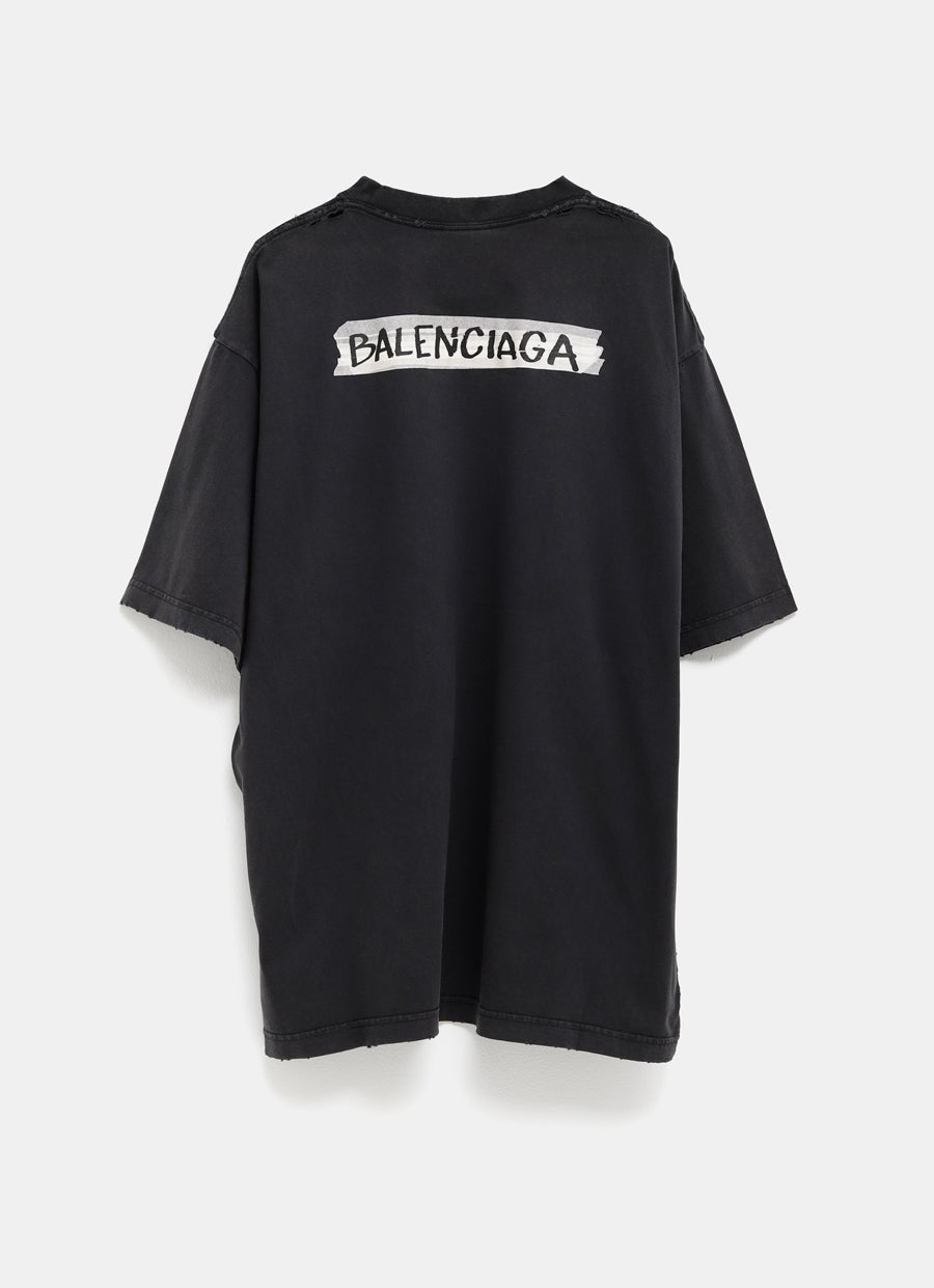 Camiseta con cinta adhesiva para hombre