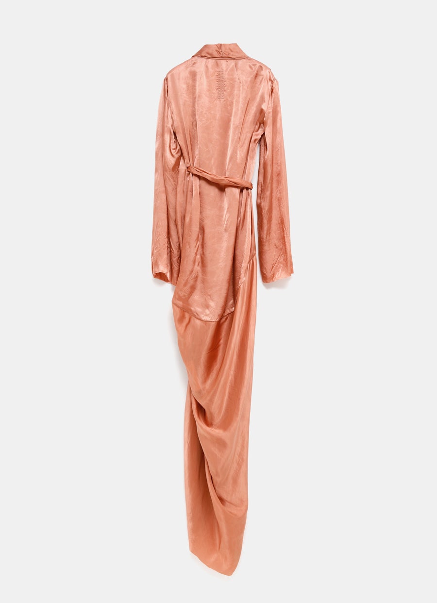 Vestido de noche cruzado