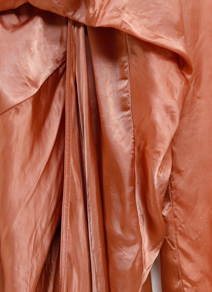 Vestido de noche cruzado