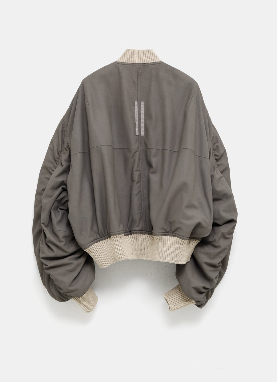 Bomber reversible de piel