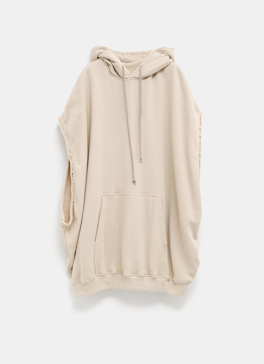 Sudadera con capucha y sin mangas para mujer