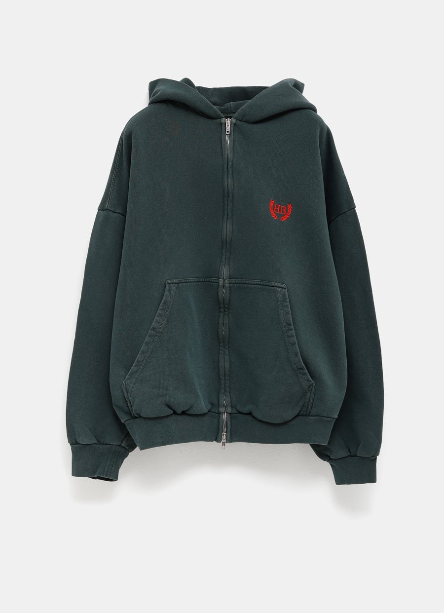 Hoodie con cremallera Regular Fit para hombre