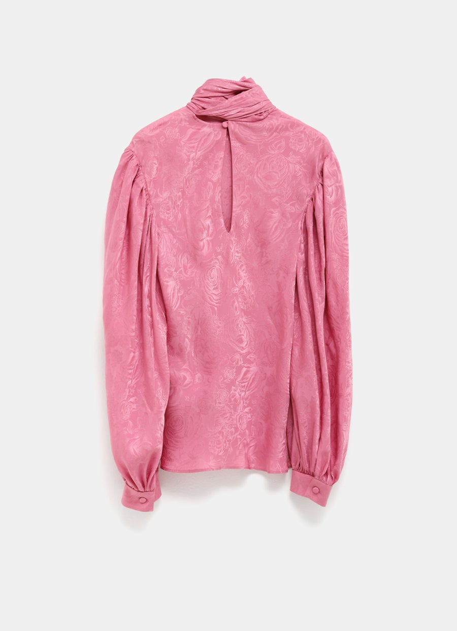 Camisa de seda para mujer