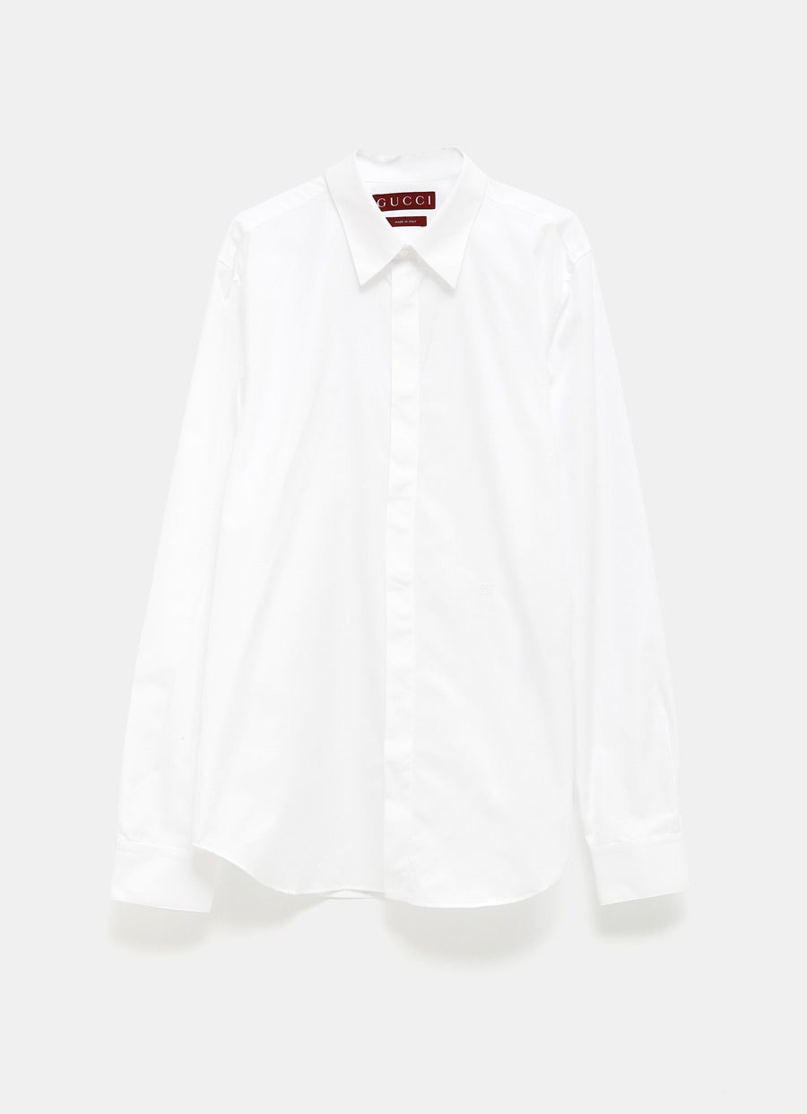 Camisa con bordado GG para hombre
