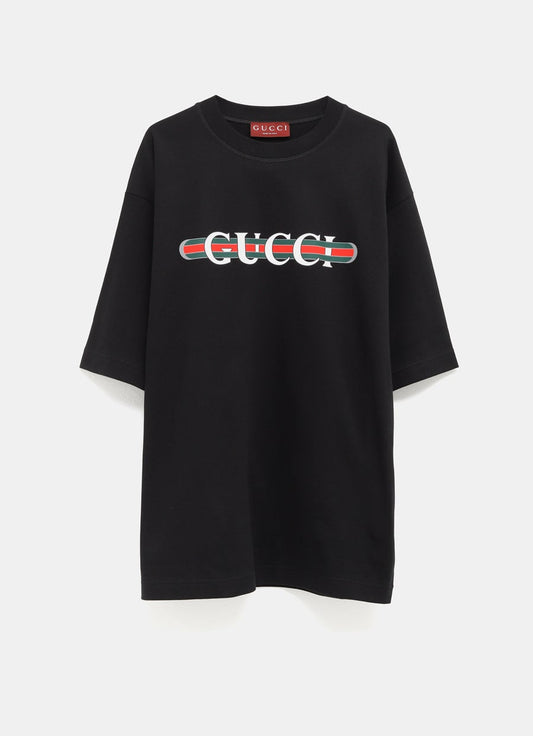 Camiseta con tribanda Web para hombre