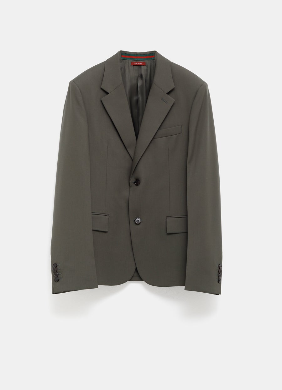 Traje de lana jacquard GG para hombre