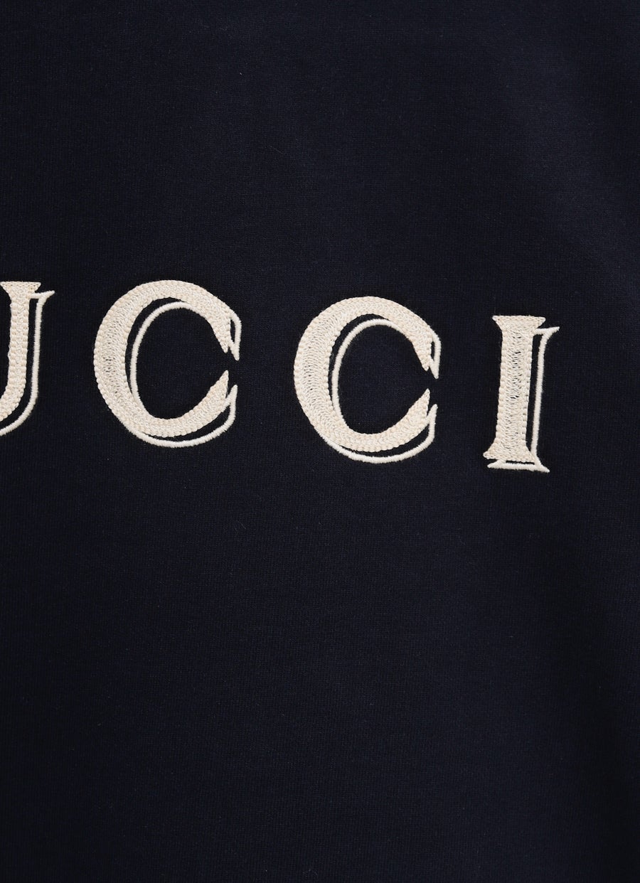 Sudadera con logo bordado para hombre