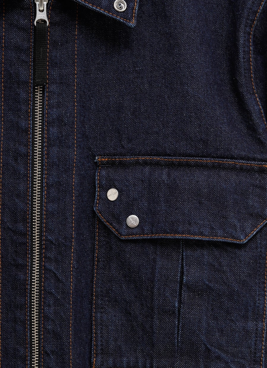 Sobrecamisa en denim