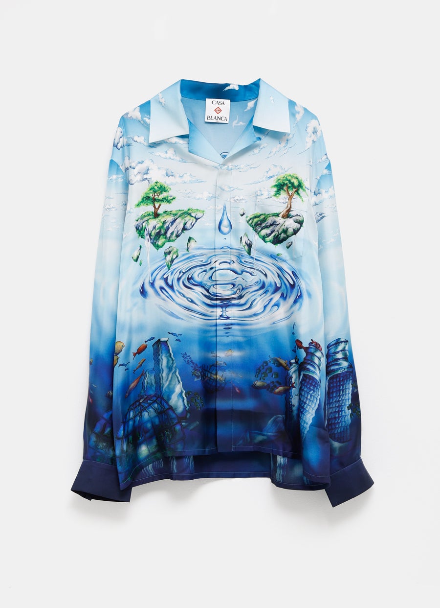 Camisa de seda Lost Atlantis