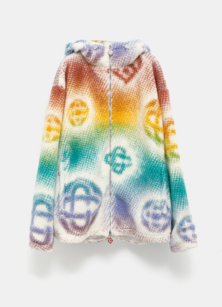 Chaqueta de borreguito con monograma