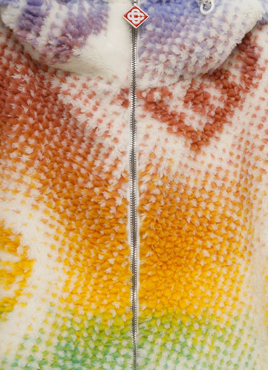 Chaqueta de borreguito con monograma