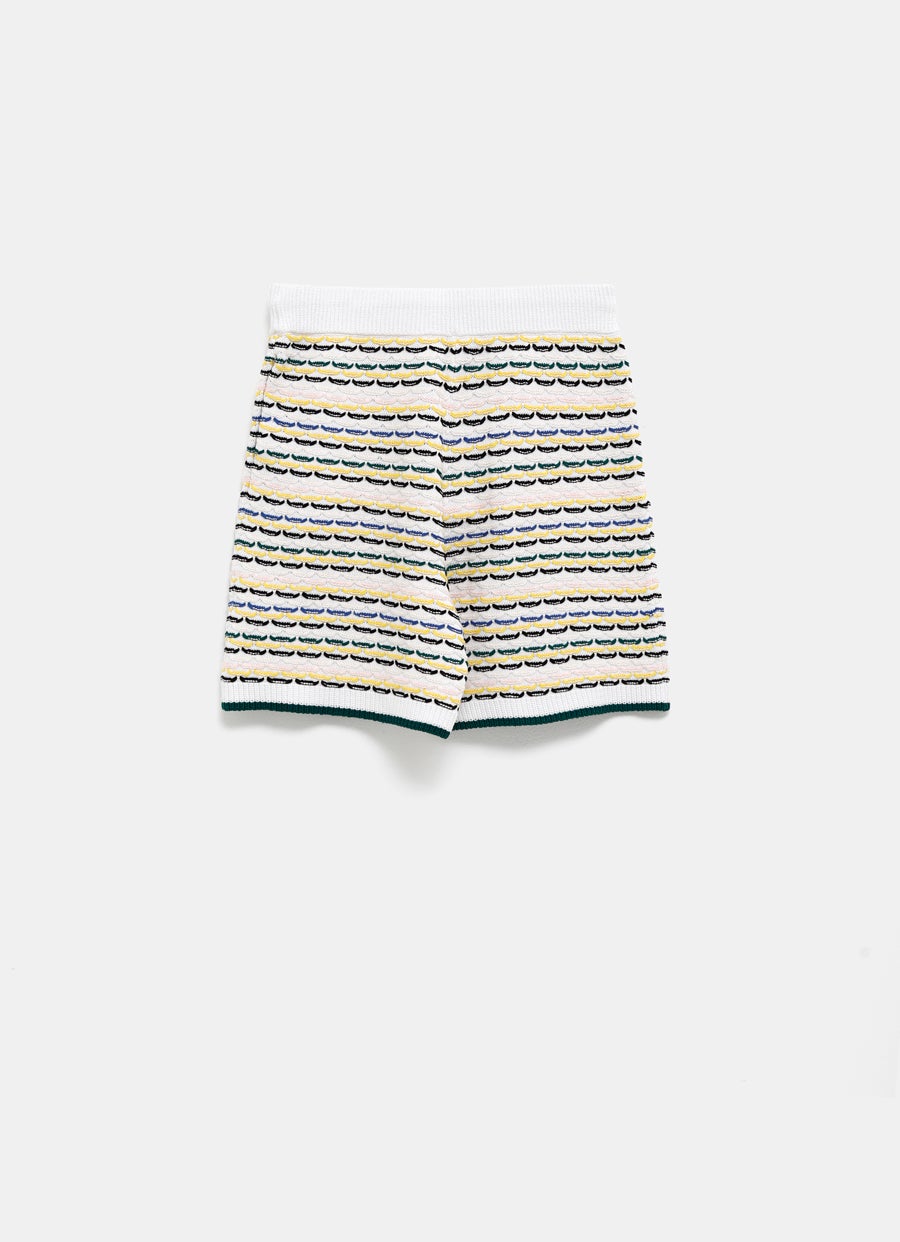 Pantalón corto Tuck Stitch