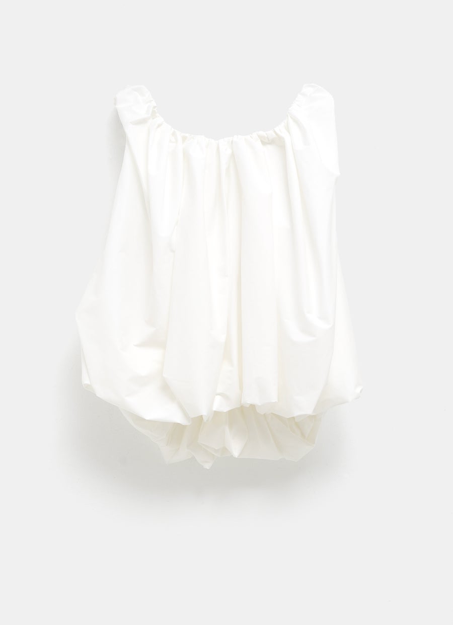 Top Lavande drapeado