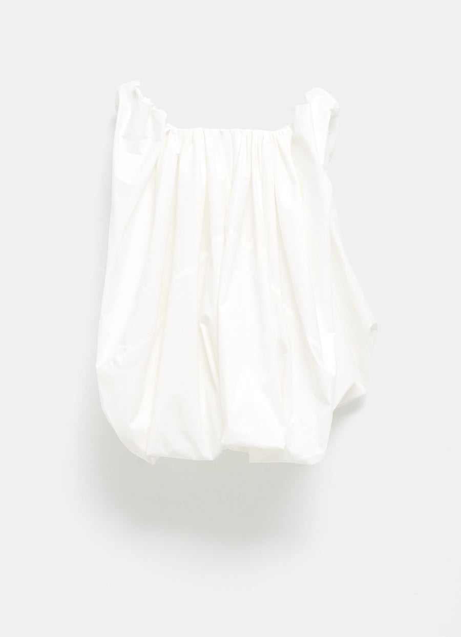 Top Lavande drapeado