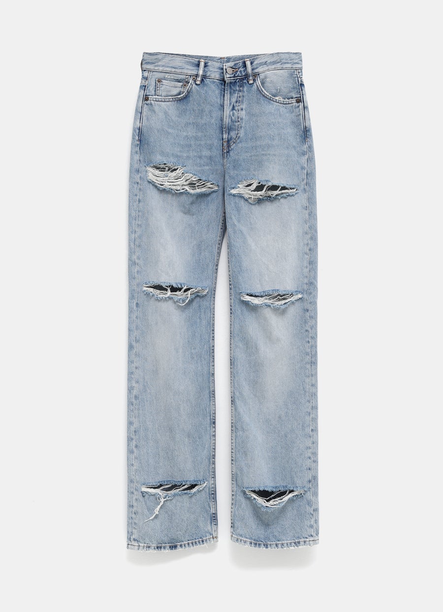 Vaqueros con rotos para mujer