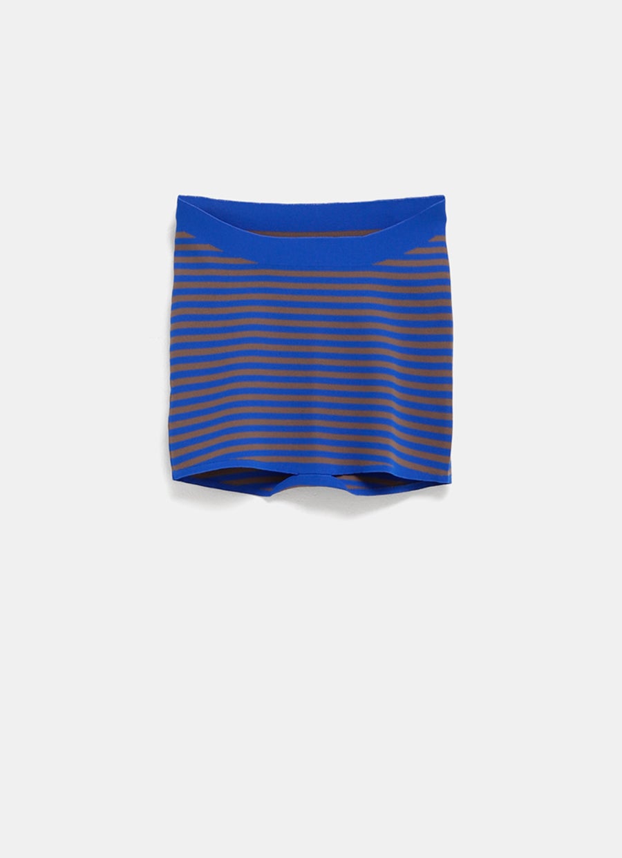 Pantalón mini a rayas