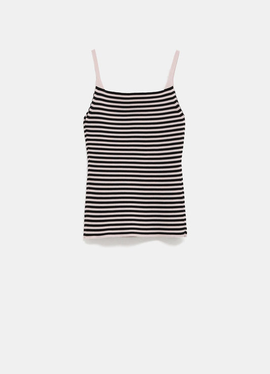 Top de tirantes a rayas