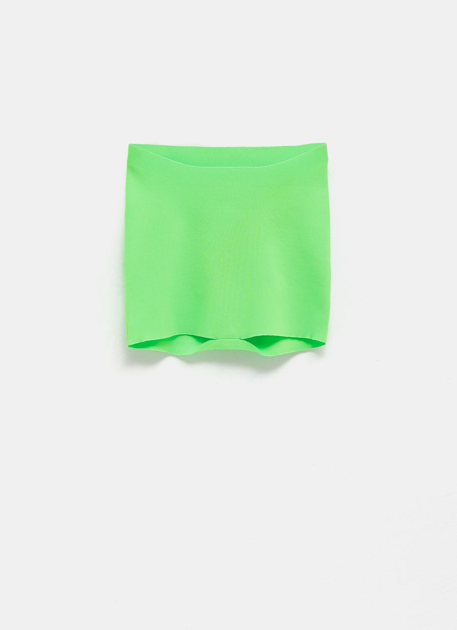 Pantalón mini a rayas