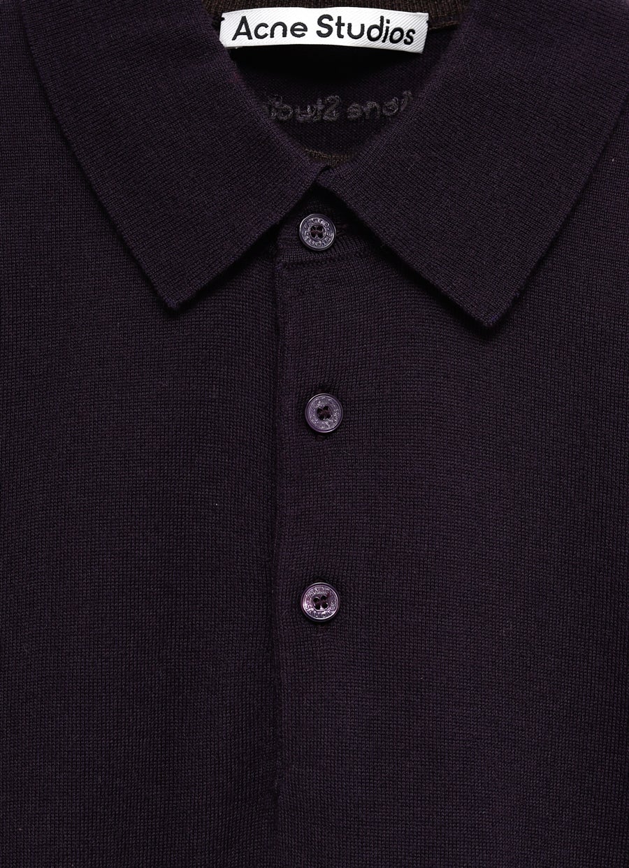 Doble polo de lana para mujer