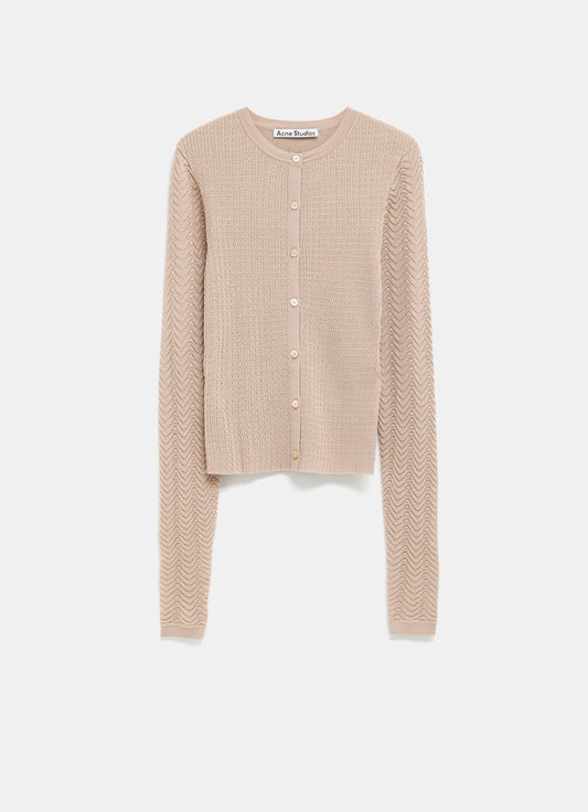 Cárdigan de canalé para mujer