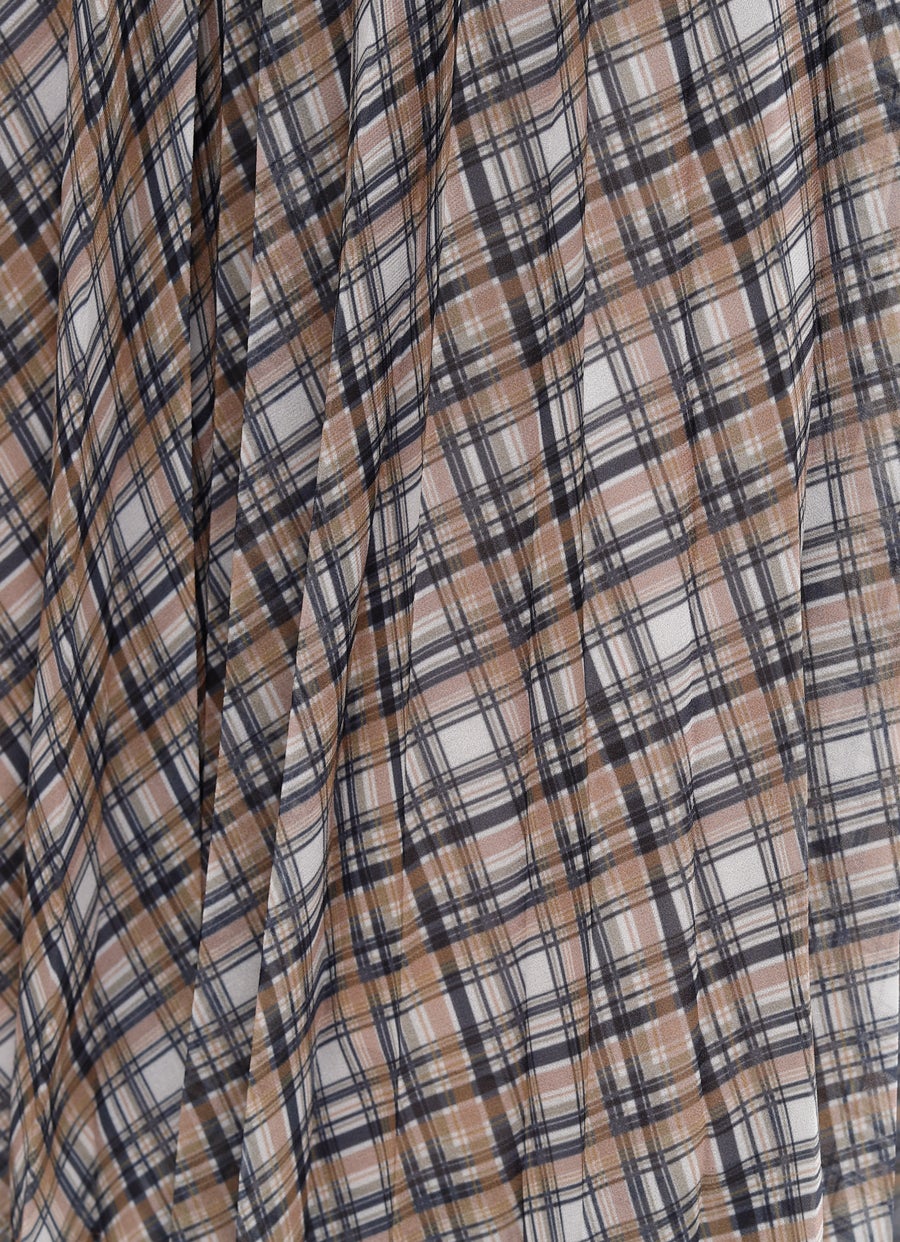 Falda de cuadros para mujer