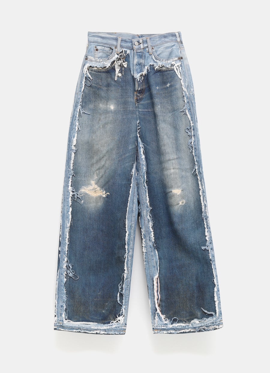 Vaqueros con estampado unisex