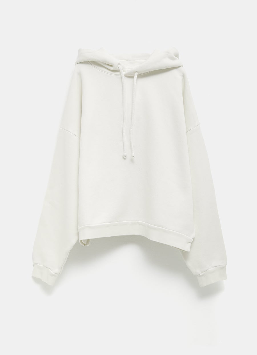 Sudadera de felpa con logo para hombre