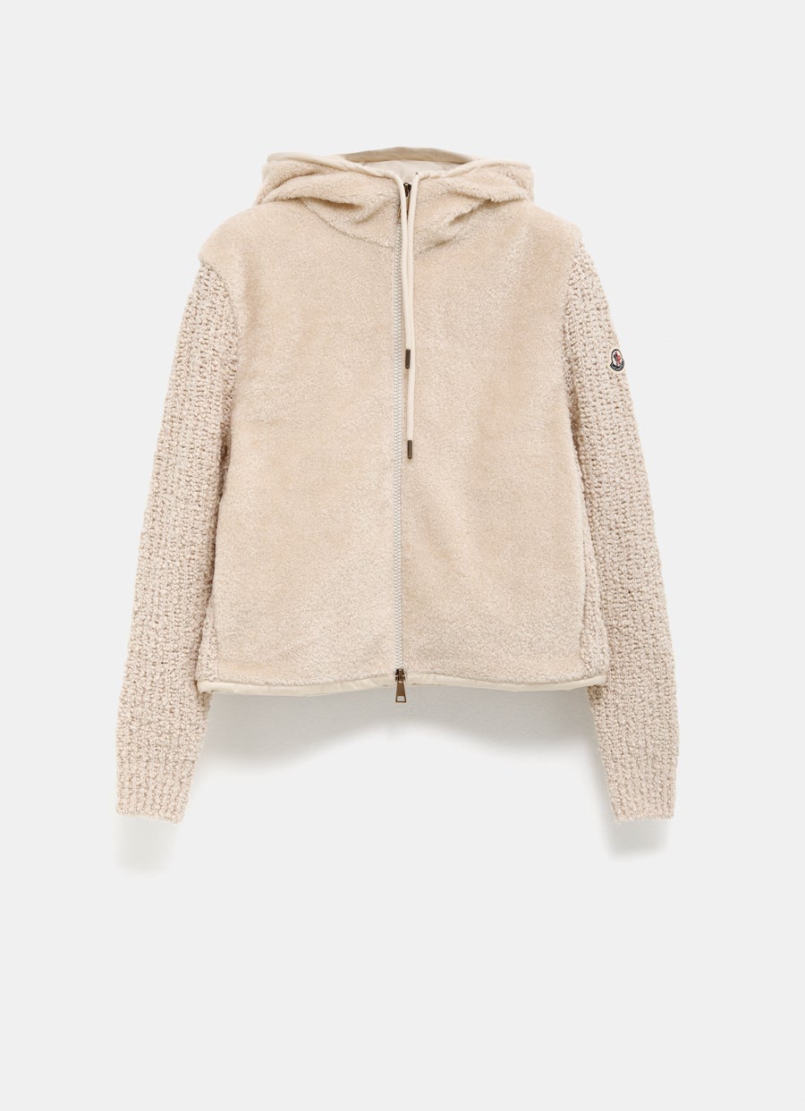 Sudadera Teddy con capucha para mujer