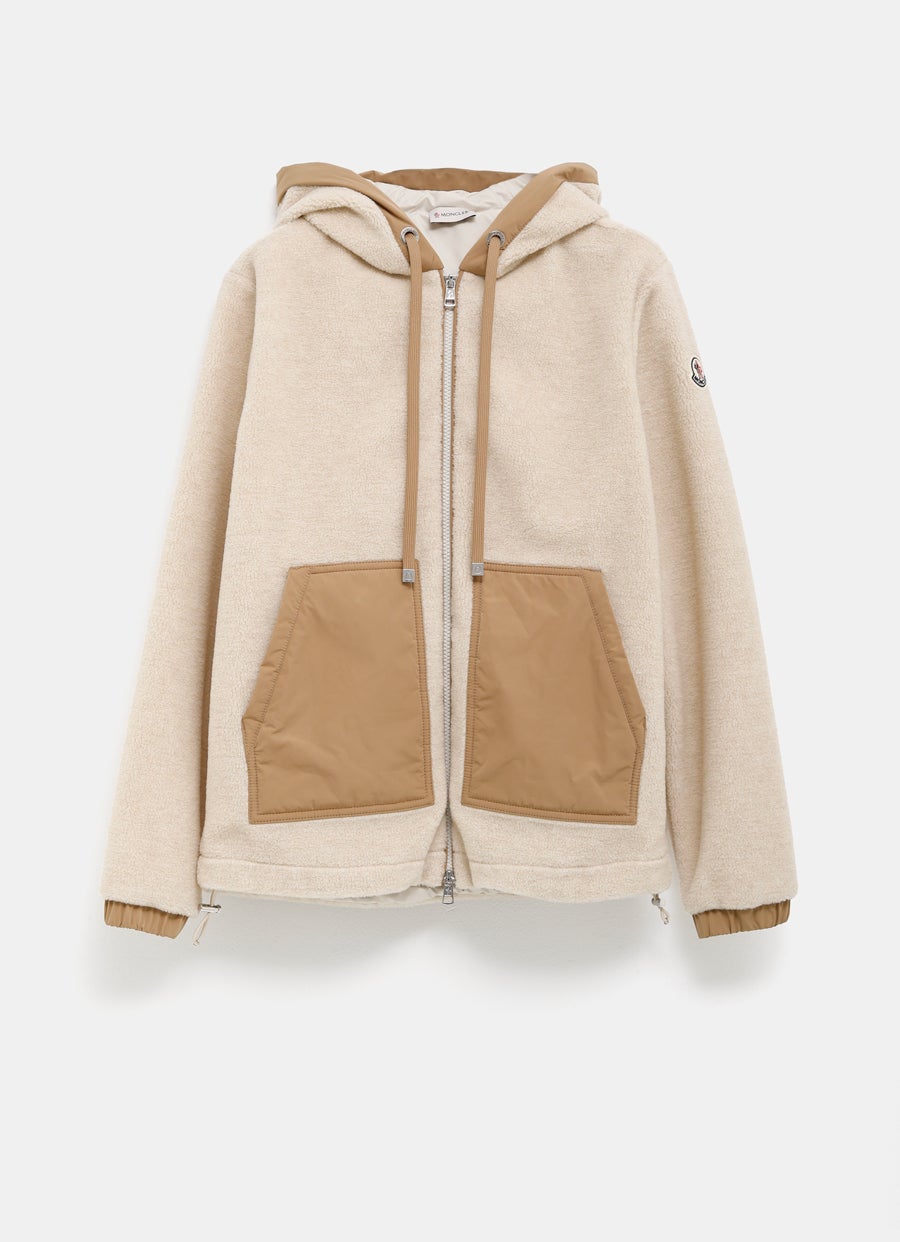 Sudadera Teddy con capucha para hombre