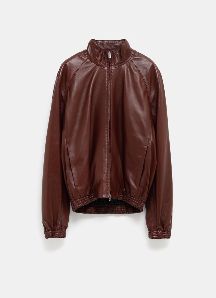 Chaqueta de cuero para hombre