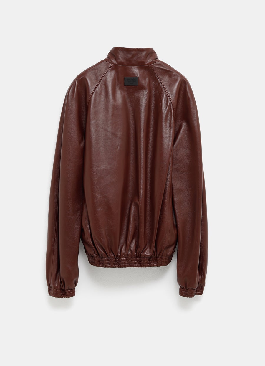 Chaqueta de cuero para hombre