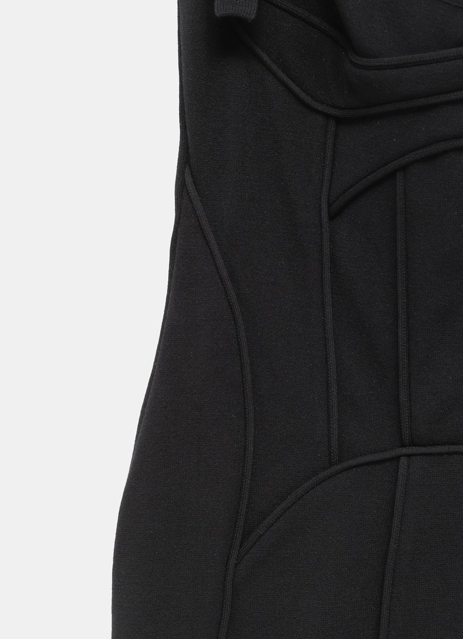 Vestido midi de tirantes