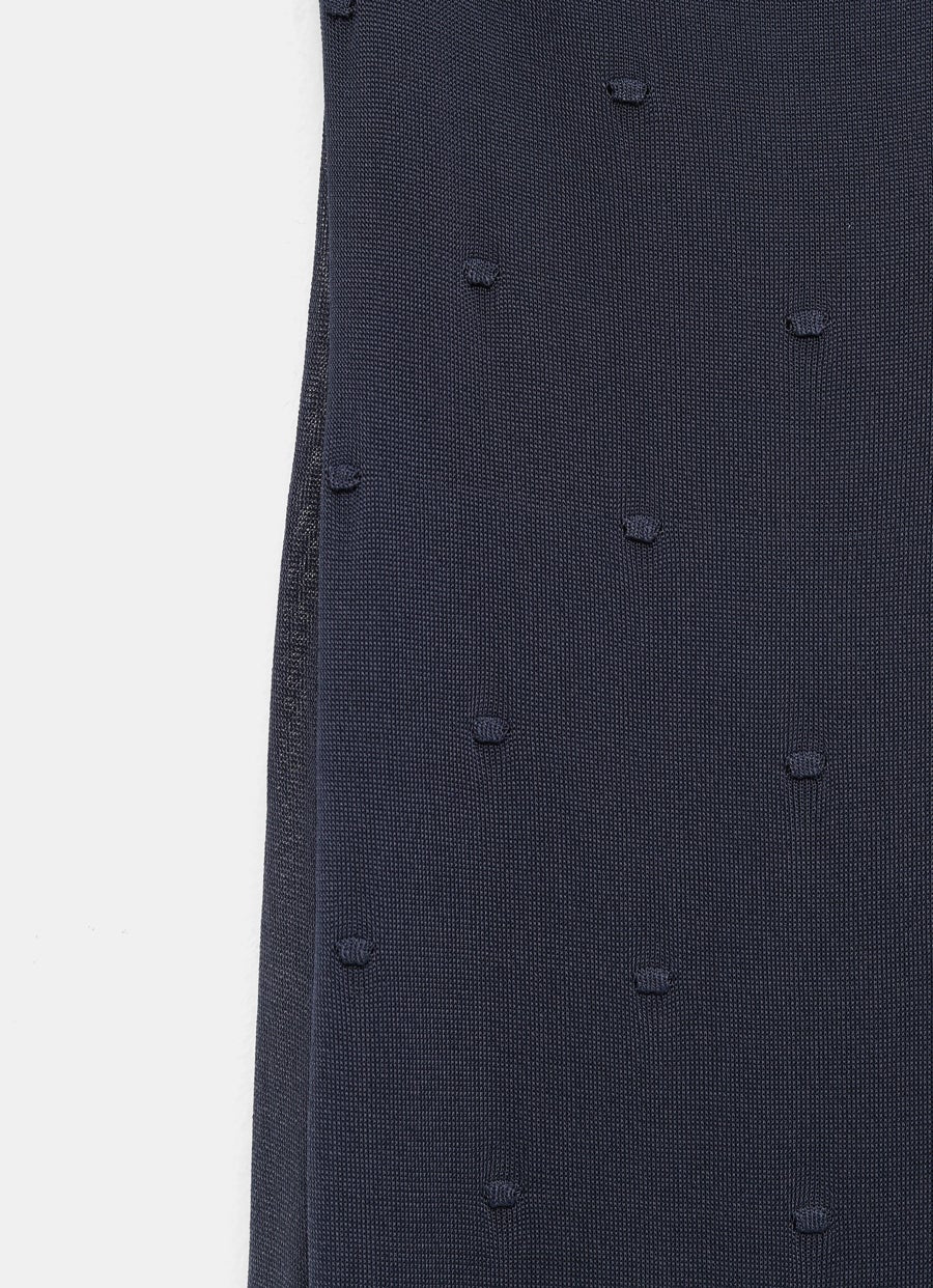 Vestido de punto Plumetis