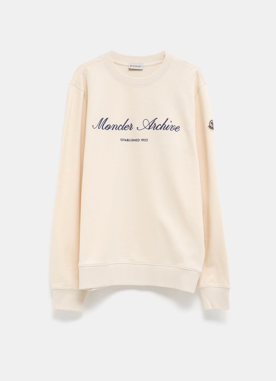 Sudadera con logo bordado para hombre