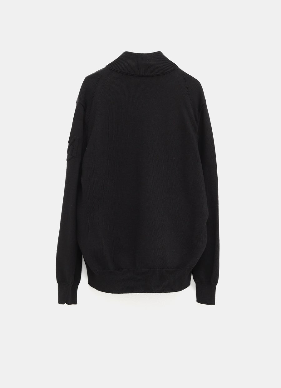 Cárdigan tricot con cremallera para hombre